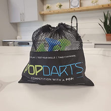 Load image into Gallery viewer, POPDARTS Original Game Set (Blue and Green) - Indoor, Outdoor Suction Cup Throwing Game - Competition with a POP