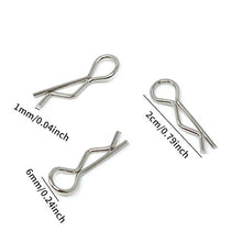 Load image into Gallery viewer, Honbay 100PCS 1/16 Metal Car Truck Buggy Shell Body Clips Pins for for RC Vehicles (1/16)