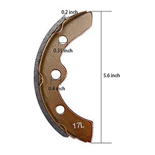 Load image into Gallery viewer, 10L0L Golf Cart Brake Shoes Kit for Club Car DS & Carryall (Manual Adjust) 1981-1994 OEM# 101146302, EZGO 1983-1986 G&E, Yamaha G1 1978-1981 G, Columbia Par Car 1986-2017 G&E