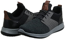 Load image into Gallery viewer, Skechers Men's Classic Fit-Delson-Camden Sneaker, Black/Grey, 8 M US