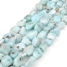 Load image into Gallery viewer, Love Beads Natural Stone Irregular Genuine Larimar Stone Beads 4-7mm Beads for Jewelry Making DIY Beads Bracelets 15inches