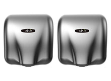 Load image into Gallery viewer, AjAir (2 Pack Heavy Duty Commercial 1800 Watts High Speed Automatic Hot Hand Dryer - Stainless Steel (Stainless Steel)