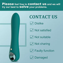 Load image into Gallery viewer, G Spot Vibrator Dildo with 10 Vibration Modes, Tuitionua Soft Silicone Powerful Vibrating Massagers for Clitoral Vagina and Anal Stimulation, Adult Sex Toys for Women or Men(Green)