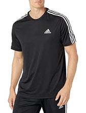 Load image into Gallery viewer, adidas Men's AEROREADY 3-Stripes Tee, Black/White, Medium