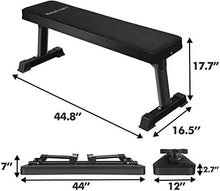 Load image into Gallery viewer, BangTong&Li Flat Weight Bench Utility Workout Exercise Training Equipment for Fitness