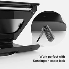 Load image into Gallery viewer, Beelta Tablet Kiosk POS Stand for 10.2 inch iPad 7 8 9 Generation, 360 Swivel Base, Anti Theft iPad Retail Stand, Metal, Black, BSC102BT