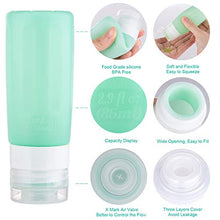 Load image into Gallery viewer, 16 Pack Travel Bottles Set for Toiletries, Morfone TSA Approved Travel Containers Leak Proof Silicone Squeezable Travel Accessories 2oz 3oz for Shampoo Conditioner Lotion Body Wash ( BPA Free )