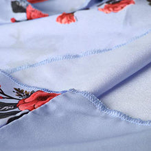 Load image into Gallery viewer, Women's Floral Kimono Cardigan Summer Tops Loose Beachwear Swimsuit Long Cover ups Blouse Blue