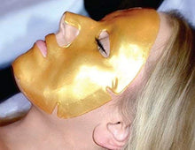 Load image into Gallery viewer, Adofect 12PC 24K Gold Gel Collagen Crystal Facial Masks Sheet Patch For Anti Aging, Puffiness, Anti Wrinkle, Moisturizing, Deep Tissue Rejuvenation and Hydrates Skin