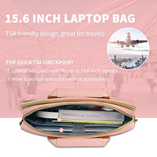 Load image into Gallery viewer, YTONET Laptop Case Laptop Bag 15-15.6 Inch Bundle, TSA Laptop Sleeve Grey & Expandable Laptop Briefcase Pink with Shoulder Strap, Portable Notebook Computer Carrying Bag Gift for Work School Travel