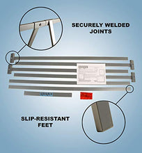 Load image into Gallery viewer, Stationary Outdoor Indoor Bike Rack for Parking Or Home Storage, Holds Up to 10 Bicycles, Simple Rail Design for Easy Setup and Assembly