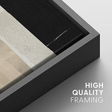 Load image into Gallery viewer, IDEA4WALL Framed Canvas Print Wall Art Multicolor Plant in Blue Vase Geometric Shapes Illustrations Modern Art Chic Colorful for Living Room, Bedroom, Office - 16"x24" Natural