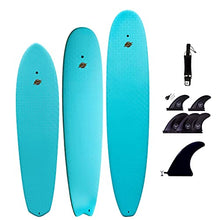 Load image into Gallery viewer, South Bay Board Co. - 7'7/8'4/9'6 Hybrid Surfboards - Wax-Free Soft-Top Surfboard with Hard Epoxy Bottom Decks - Patented Heat Damage Prevention System - Future Fins & Leash Included