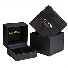 Load image into Gallery viewer, King Will Basic Men's Tungsten Carbide Ring 8mm Polished Beveled Edge Matte Brushed Finish Center Wedding Band(10.5)