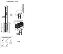 Load image into Gallery viewer, Gibraltar Mailboxes Decorative Medium Capacity Galvanized Steel Black, Mailbox & Post Combo, T11KIT0B