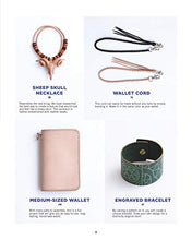 Load image into Gallery viewer, Leather Crafting Starter Book: Tools, Techniques, and 16 Step-by-Step Projects for Beginners (Fox Chapel Publishing) Learn the Basics and Start Making Wallets, Cases, Covers, Bags, Moccasins, & More
