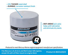 Load image into Gallery viewer, Quicksilver 866340Q03 Oil Filter - MerCruiser Stern Drive and Inboard Engines
