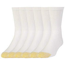 Load image into Gallery viewer, Gold Toe mens Cotton Short Crew Athletic Multipairs Socks, White, Shoe Size 6-13 US