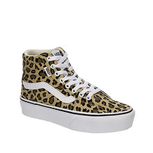 Load image into Gallery viewer, Vans Unisex Filmore High Top Platform Sneaker - Antique White Leopard 7.5