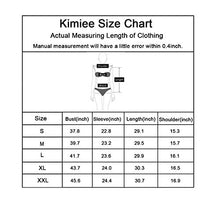 Load image into Gallery viewer, Kimiee Women's Long Sleeve Henley Shirts Blouse Paisley Printed V Neck Casual Tunic Tops (Black, XL)