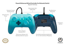 Load image into Gallery viewer, PowerA Enhanced Wired Controller for Nintendo Switch - Aquatic Fantasy, Blue, Gamepad, Wired Video Game Controller, Gaming Controller - Nintendo Switch