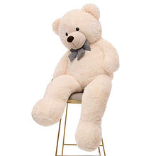 Load image into Gallery viewer, Misscindy Giant Teddy Bear Plush Stuffed Animals for Girlfriend or Kids 47 inch, (White)