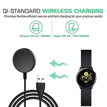 Load image into Gallery viewer, Galaxy Watch 5/4/3 Charger EMallee USB A Charging Dock for Samsung Galaxy Watch5 Pro Watch4 Classic Watch3 Active Active2 Accessories 2 Pack