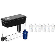 Load image into Gallery viewer, Brita Ultra Max with 1 Longlast Filter, Extra Large 18 Cup, Black & 35557 Replacement Filters for Pitchers and Dispensers, 6 Count