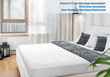 Load image into Gallery viewer, PlushDeluxe Premium Bamboo Mattress Protector – Waterproof, Hypoallergenic & Ultra Soft Breathable Bed Mattress Cover for Maximum Comfort & Protection - PVC, Phthalate & Vinyl-Free (King Size)
