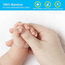 Load image into Gallery viewer, Raniaco Baby Bath Towel,Hooded Baby Towels with Bear Ears,Super Soft,Absorbent,Organic 100% Bamboo Baby Towel for Newborn,Toddler,Infant,One Size,Unisex,White-2 Free Pacifier Clips