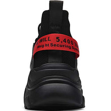 Load image into Gallery viewer, SANNAX Mens Fashion Sneakers Walking Shoes Sports Shoe Vogue Stylish Athletic Walking Running Shoes Casual Sneaker Black