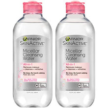 Load image into Gallery viewer, Garnier SkinActive Micellar Cleansing Water For All Skin Types, 13.5 Ounces (Pack of 2)