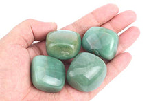 Load image into Gallery viewer, ZenQ 1/2 lb Tumbled Green Aventurine Stones for Wicca, Reiki, and Energy Crystal Healing, Natural Green Aventurine from Brazil