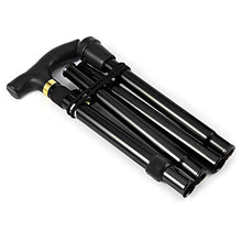 Load image into Gallery viewer, Folding Cane, Trekking Poles for Men, Women, Collapsible Walking Stick, Walking Cane with Carrying Bag, Adjustable,Lightweight, Anti Shock, Rubber Base for Hiking Camping