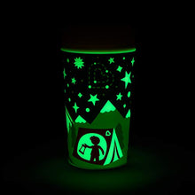 Load image into Gallery viewer, Munchkin Miracle 360 Degree Glow in The Dark Sippy Cup, 9 Oz, Camping, Yellow