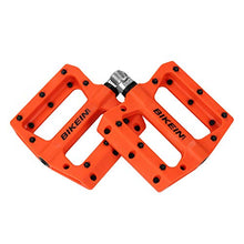Load image into Gallery viewer, BIKEIN PRO Mountain Bike Pedals Platform Flat Pedal Sealed Bearing 9/16" Nylon Pedals with Wrench