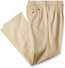 Load image into Gallery viewer, IZOD Men's Big and Tall Performance Stretch Pleated Pant, Cederwood Khaki, 36W X 36L