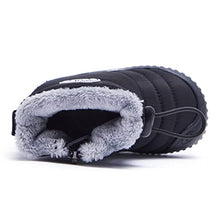 Load image into Gallery viewer, BMCiTYBM Baby Snow Boots Boys Girls Winter Infant Shoes Anti-Slip 6 9 12 18 24 Months Faux Fur Black Size 12-18 Months Toddler