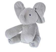 Load image into Gallery viewer, Baby GUND Animated Flappy the Elephant Stuffed Animal Plush, Gray, 12"