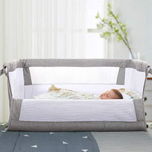 Load image into Gallery viewer, Baby Bassinet,RONBEI Bedside Sleeper,Baby Bed to Bed,Babies Crib Bed, Adjustable Portable Bed for Infant/Baby Boy/Baby Girl/Newborn (Light Grey)