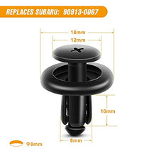 Load image into Gallery viewer, GOOACC 100PCS 7mm 8mm 10mm Compatible with Subaru Push Type Retainer Fasteners Rivets Clips OEM Upgrade for 90914-0007, 90913-0067 & 90914-0051 + Bonus Fastener Remover