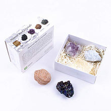 Load image into Gallery viewer, CXD-GEM Mineral Rock Crystals Gift Box Gemstone Healing Energy Stone Collection - Irregular Shape Stone Specimen(Set B)