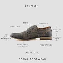 Load image into Gallery viewer, Ferro Aldo MFA19619L Trevor Classsic Cap-Toe Lace-Up Leather Lined Round Toe Business Casual Dress Oxford Shoes Brown
