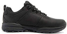 Load image into Gallery viewer, Wantdo Men's Waterproof Hiking Shoes Water Resistant Leather Boot Shoes Outdoor Trail Oxford Walking Shoes Black 10 M US
