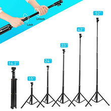 Load image into Gallery viewer, Selfie Stick Tripod 52 Inch Cell Phone Tripod Stand with Bluetooth Remote Smartphone for iPhone 11 Xs X 6 7 8, Android Cellphone Gopro Camera Mount Portable Monopod Feet Travel Lightweight