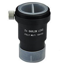 Load image into Gallery viewer, Gosky 1.25" Moon Filter & 2X Barlow Lens Kit + Cell Phone Adapter Mount