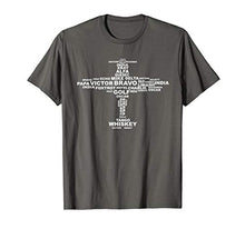 Load image into Gallery viewer, Full Phonetic Alphabet Shirt | Cute Plane Letters Tee Gift T-Shirt
