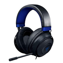 Load image into Gallery viewer, Razer Kraken Gaming Headset: Lightweight Aluminum Frame - Retractable Noise Isolating Microphone - for PC, PS4, PS5, Switch, Xbox One, Xbox Series X & S, Mobile - 3.5 mm Headphone Jack - Black/Blue