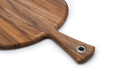 Load image into Gallery viewer, Ironwood Gourmet Round Provencale Paddle Round, Acacia Wood 0.5 x 12 x 16 inches