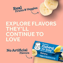Load image into Gallery viewer, Gerber Baby Food 2nd Foods Blends, Banana & Mixed Berry Puree, Wonderfoods, Natural & Non-GMO, 4 Ounce Tubs, 2-Pack (Pack of 8)